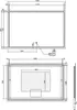 dopporo Badspiegel mit Beleuchtung 120x80cm LED Produktbild-Vorschau 5