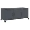 vidaXL TV-Schrank Anthrazit 100,5x39x43,5 cm Stahl Produktbild-Vorschau 1