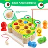 STILVORA Lernspielzeuge, Montessori Holz-Angelspiel, Produktbild-Vorschau 3
