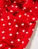 Playshoes - Accappatoio in pile per bambini - Rosso a pois, Anteprima dell’immagine prodotto 4