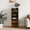 vidaXL Highboard Räuchereiche 40x36x110 cm Holzwerkstoff Produktbild-Vorschau 1