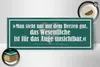 Holzschild Spruch 27x10cm man sieht nur mit Herzen gut Produktbild-Vorschau 3