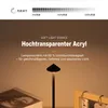 Pilz Tischleuchte Akku Schwarz LED, Kabellos Dimmbar Touch, Produktbild-Vorschau 4