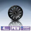 4 STK 14 Zoll Daytona pro black schwarz PETEX Radkappen Produktbild-Vorschau 4