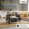 HomeLuxWorld 2-stufiges Mikrowellenregal mit Add Ons, Produktbild-Vorschau 3