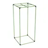 A green metal frame for a grow tent or greenhouse, shown against a white background. Produktbild-Vorschau