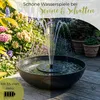 Solar Brunnen Set inkl. Akku - 45 cm Schale in rosa Produktbild-Vorschau 3