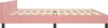 vidaXL Bettgestell mit Kopfteil Rosa 200x200 cm Samt Produktbild-Vorschau 5