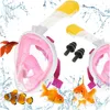 Maschera da snorkeling completa pieghevole S/M rosa Anteprima dell’immagine prodotto 12