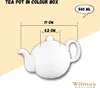 Czajnik Wilmax 500 ml Olivia, biała porcelana WL-994018/A Podgląd zdjęcia produktu 5