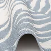In & Outdoor Teppich Flachgewebe Marbella Blau Creme Produktbild-Vorschau 4