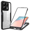 A clear product shot of a phone case and a phone. Produktbild-Vorschau