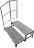 2 Stufen Stahltreppe Außentreppe Freistehend Breite 120 cm Produktbild-Vorschau 4