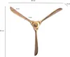 FineBuy Décoration Hélice 85x85 cm Métal Avion Hélice Voir les images du produit 3