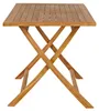 GARLAND® Gartentisch Bari 125x60x75 cm Teak Holz SVLK Produktbild-Vorschau 5