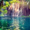 Muralo Selbstklebende Fototapete WASSERFALL Bäume Natur Produktbild-Vorschau 6