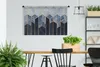 MuchoWow® Wandteppich Wandbehang Sechseck - Gold - Produktbild-Vorschau 3