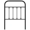 vidaXL Kopfteil Metall Schwarz 75 cm - Kopfteil - Kopfteile Produktbild-Vorschau 4