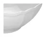 A close-up view of the rim of a white ceramic bowl. Produktbild-Vorschau