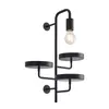 Lindby Wandleuchte Hanjo, Höhe 50 cm, schwarz, Metall Produktbild-Vorschau 1