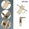A collage of door handles and hardware, with a logo and text in the top right corner. Podgląd zdjęcia produktu