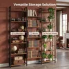Bücherregal 6 Etagen, 24 x 152 x 186 cm, Produktbild-Vorschau 3