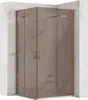 Duschkabine Rea Hugo Double 90X90 Brush Copper Produktbild-Vorschau 1