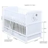 Baby-Delux Babybett Gitterbett Kinderbett Felix Mond Motiv Produktbild-Vorschau 6