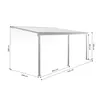sweeek - Pergola 3x4m Aluminium und Polycarbonat + Produktbild-Vorschau 4