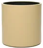 Vaso da fiori NEW RONDO in alluminio beige 25x25 cm ## Anteprima dell’immagine prodotto 1