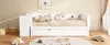Multifunktionales Kinderbett 90x200 cm mit ausziehbarem Produktbild-Vorschau 12