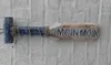 Paddel Moin Moin. Maritime Dekoration. Holz massiv. 50 cm Produktbild-Vorschau 1