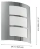 EGLO CITY, Buitenwandlamp, RVS, RVS, IP33, Geschikt voor: Productafbeelding-voorbeeld 2