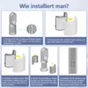 Instructions for installing a replacement filter for a Dyson air purifier. Produktbild-Vorschau