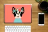 MuchoWow® Laptop Aufkleber Sticker Cover Hund - Blumen - Produktbild-Vorschau 2
