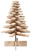 vidaXL Weihnachtsbaum Holz zum Schmücken 80 cm Massivholz Produktbild-Vorschau 3