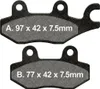 EBC Brakes FA165TT Bremsbeläge Satz Bremsklötze für MZ Produktbild-Vorschau 7