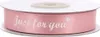 Satinband 15mm Just for you, 20 Meter, Farbauswahl:altrosa Produktbild-Vorschau 2