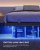 Rám postele VASAGLE, 90 x 200 cm, efekt "plávajúcej" Náhľad obrázku produktu 8