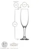 Glas Empire, LAV, Glas, für Sekt, 220 ml, 49x210 mm, Produktbild-Vorschau 3