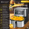 Kesser® XXL 5,5 Liter Heißluftfritteuse Edelstahl  | Produktbild-Vorschau 2
