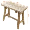 Teakholz Blumenhocker natur rechteckig - 43 x 38 cm - Produktbild-Vorschau 2