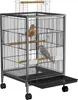 JOIEYOU Metall Vogelkäfige 46x46x91cm Wellensittich Käfig Produktbild-Vorschau 1