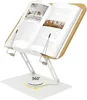 360° drehbarer Buchständer – Holzsockel + Aluminiumarm – Produktbild-Vorschau 1