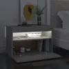 vidaXL Szafka nocna z oświetleniem LED betonowa szara Podgląd zdjęcia produktu 16