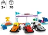 LEGO DUPLO Town F1 Team Rennautos mit Rennfahrern, Produktbild-Vorschau 3