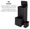 Royal Trash Matte black Poubelle à capteur 72 L acier Voir les images du produit 3