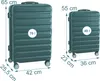 Ensemble de valises Relaxdays, 2 pièces, 2 tailles, 4 Voir les images du produit 4