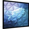 MuchoWow® Gerahmtes Poster Eine Illustration einer blauen Produktbild-Vorschau 1