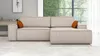 Ecksofa TOR mit Schlaffunktion. Farbe: Mink. Produktbild-Vorschau 1